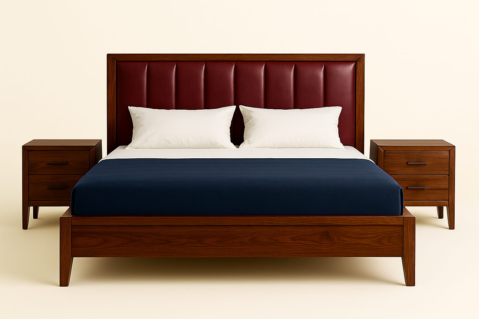 Costa King Bed with 2 Side Table