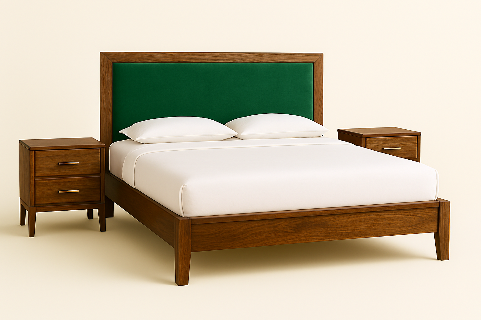 Venice King Bed with 2 Side Tables