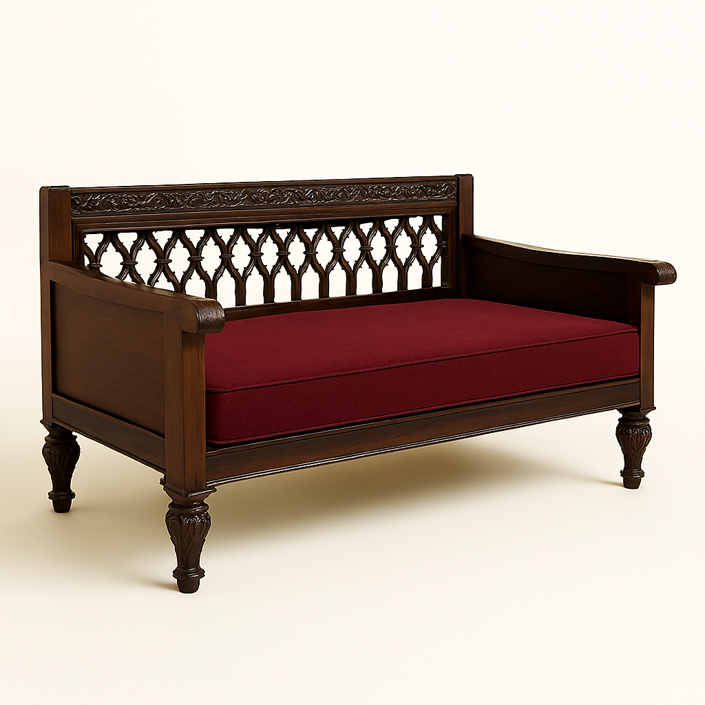 Moti Teak Wood Diwan