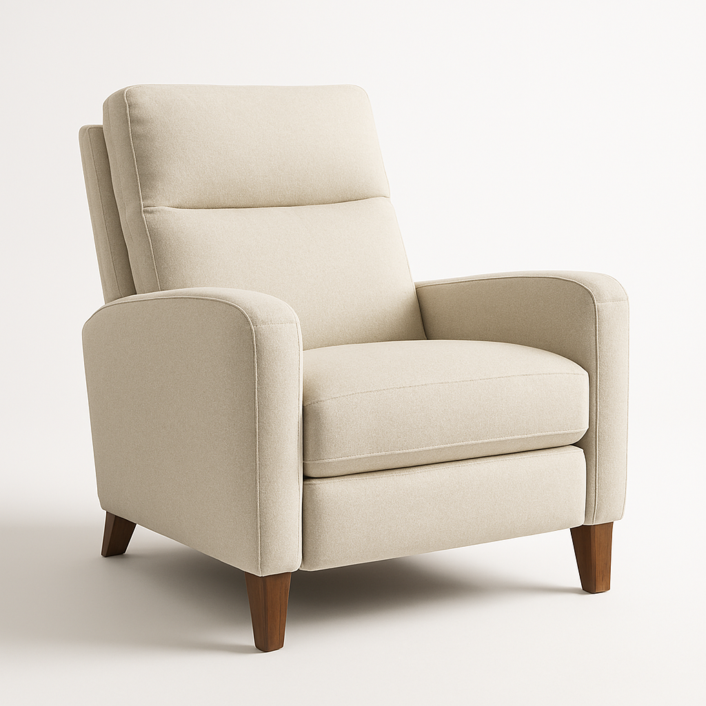 Douillette Fabric Single Recliner