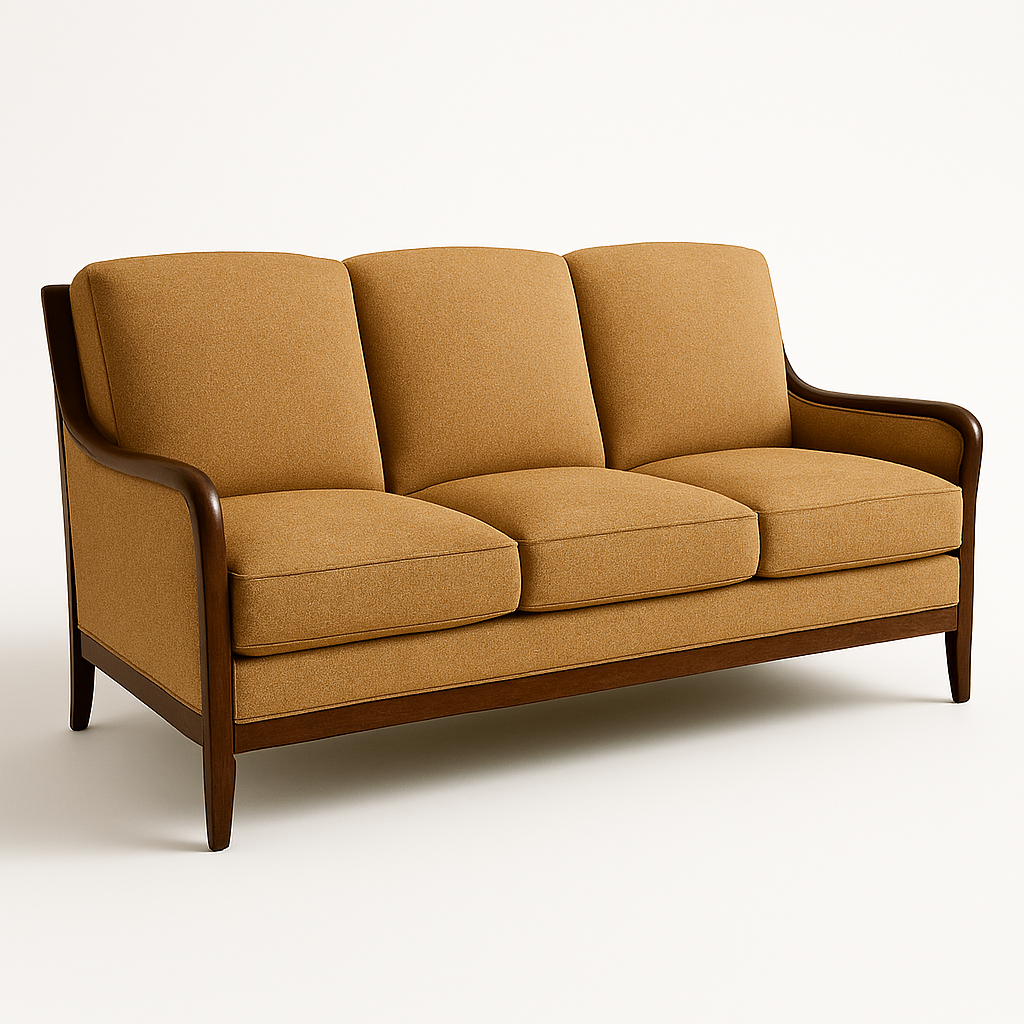 Alta Mahogany 3 Seater Sofa